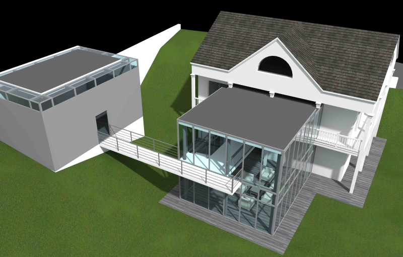 Extension Plessis Robinson Dragan Architecture, Paris, France, 2015